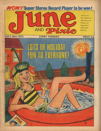 Cover Thumbnail for June and Pixie (IPC, 1973 series) #28 July 1973