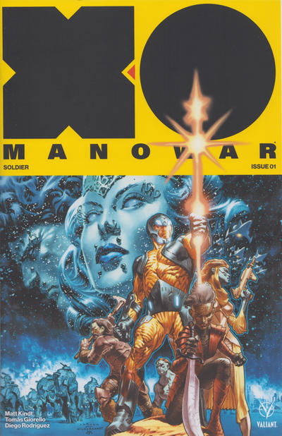 Cover for X-O Manowar (2017) (Valiant Entertainment, 2017 series) #1 [Cover A - Lewis LaRosa]
