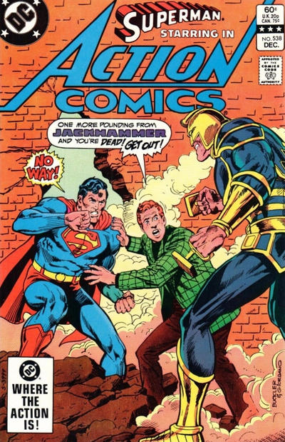 Cover for Action Comics (DC, 1938 series) #538 [Direct]