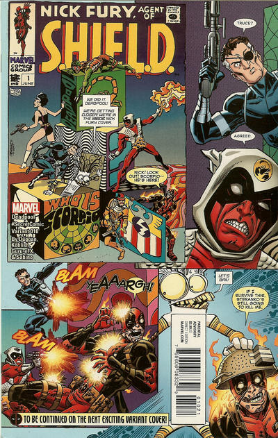Cover for Deadpool (Marvel, 2016 series) #10 [Incentive Scott Koblish Secret Comic Variant]