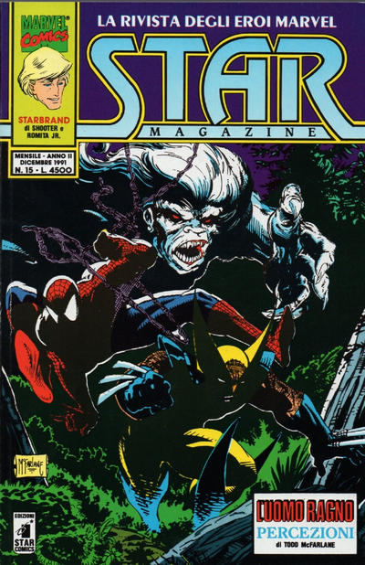 Cover for Star Magazine (Edizioni Star Comics, 1990 series) #15
