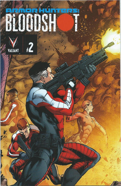 Cover for Armor Hunters: Bloodshot (Valiant Entertainment, 2014 series) #2 [Cover I - Interlocking Mega Cover - Diego Bernard]