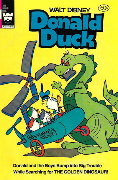 Cover for Donald Duck (Western, 1962 series) #236 [White Whitman Seal variant]