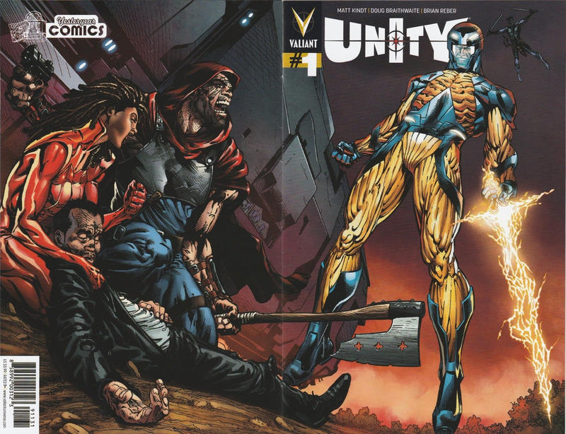 Cover for Unity (Valiant Entertainment, 2013 series) #1 [Cover M - Yesteryear Retailer Exclusive - Riley Rossmo]