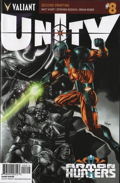 Cover for Unity (Valiant Entertainment, 2013 series) #8 [Second Printing]