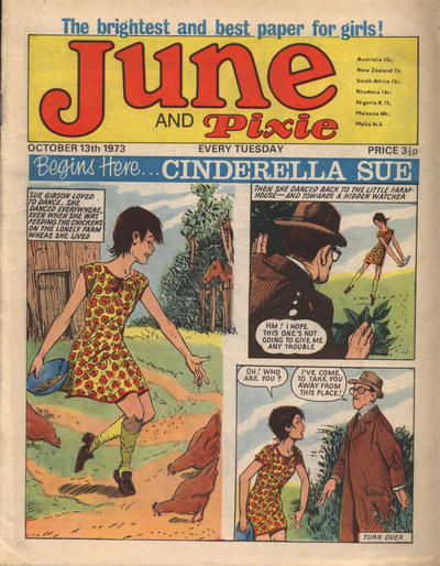 Cover for June and Pixie (IPC, 1973 series) #13 October 1973