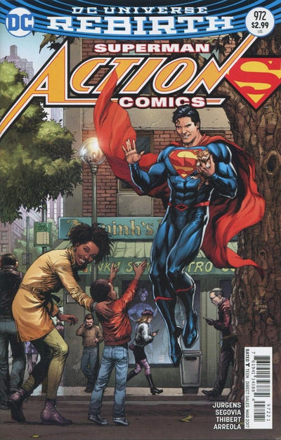 Cover for Action Comics (DC, 2011 series) #972 [Gary Frank Cover]