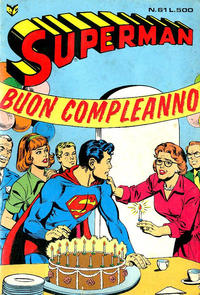 Cover Thumbnail for Superman (Editrice Cenisio, 1976 series) #61