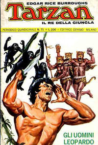 Cover Thumbnail for Tarzan (Editrice Cenisio, 1968 series) #71
