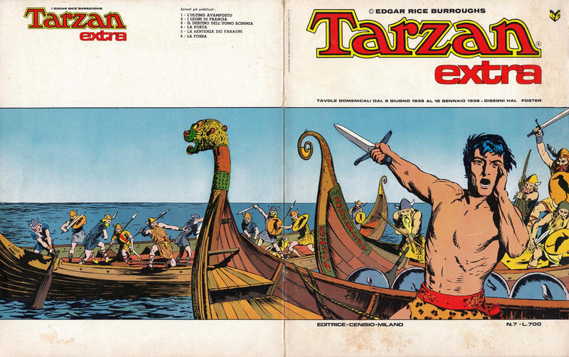 Cover for Tarzan Extra (Editrice Cenisio, 1974 series) #7