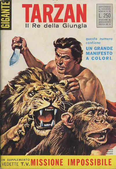 Cover for Tarzan Gigante (Editrice Cenisio, 1969 series) #1