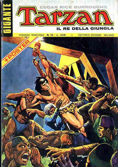 Cover for Tarzan Gigante (Editrice Cenisio, 1969 series) #16