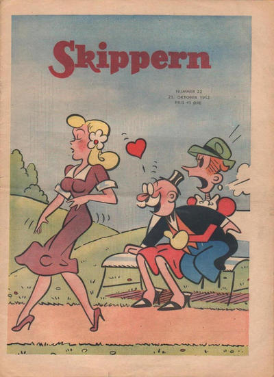 Cover for Skippern (Allers Forlag, 1947 series) #22/1952