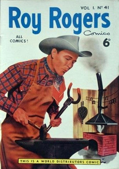 Cover for Roy Rogers Comics (World Distributors, 1951 series) #41