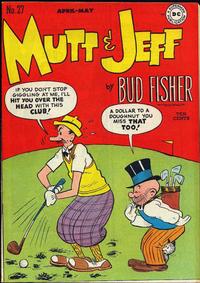 Cover Thumbnail for Mutt & Jeff (DC, 1939 series) #27