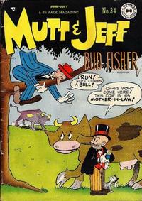 Cover Thumbnail for Mutt & Jeff (DC, 1939 series) #34