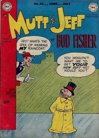 Cover Thumbnail for Mutt & Jeff (DC, 1939 series) #40