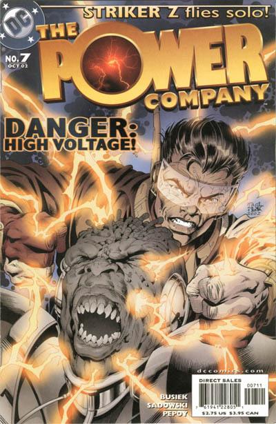 Cover for The Power Company (DC, 2002 series) #7