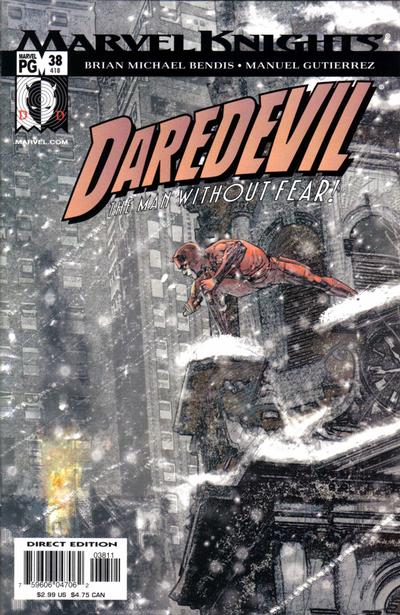 Cover for Daredevil (Marvel, 1998 series) #38 (418) [Direct Edition]