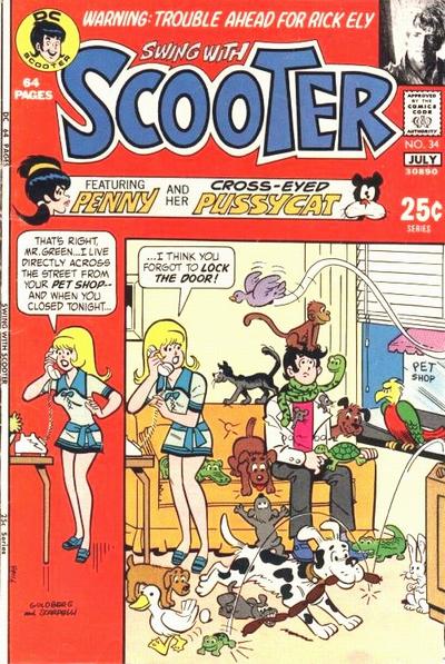 Cover for Swing with Scooter (DC, 1966 series) #34