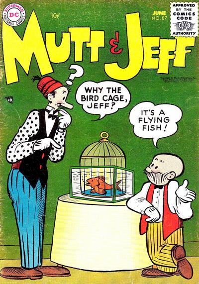 Cover for Mutt & Jeff (DC, 1939 series) #87