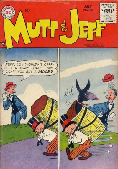 Cover for Mutt & Jeff (DC, 1939 series) #88