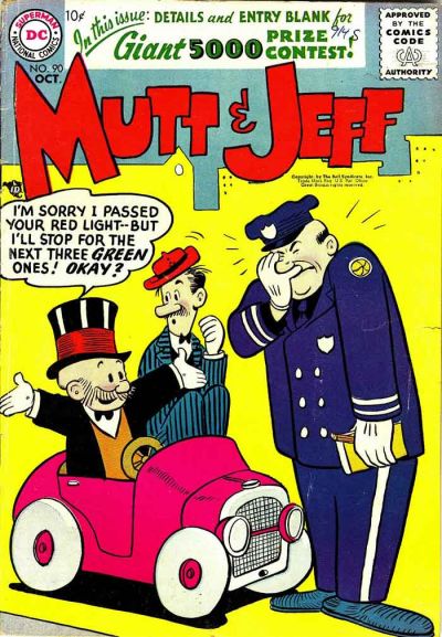 Cover for Mutt & Jeff (DC, 1939 series) #90