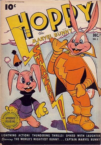 Cover for Hoppy the Marvel Bunny (Fawcett, 1945 series) #1