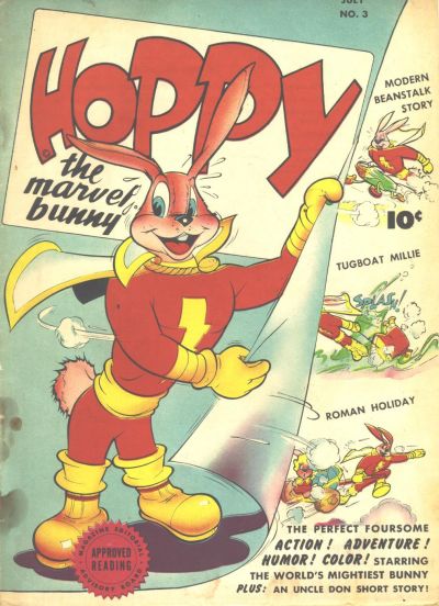 Cover for Hoppy the Marvel Bunny (Fawcett, 1945 series) #3