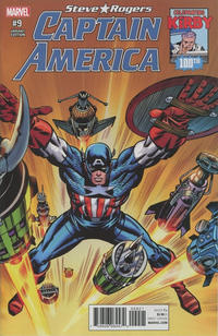 Cover Thumbnail for Captain America: Steve Rogers (Marvel, 2016 series) #9 [Incentive Jack Kirby 100th Anniversary Variant]