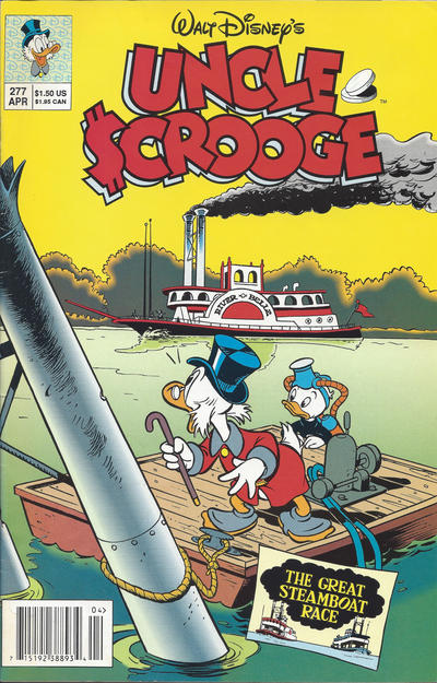 Cover for Walt Disney's Uncle Scrooge (Disney, 1990 series) #277 [Newsstand]