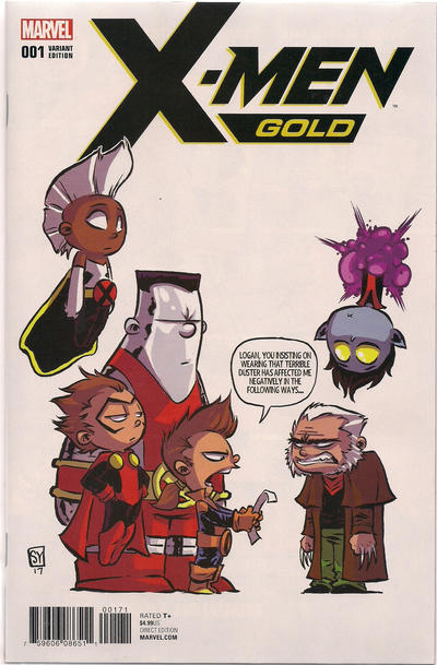 Cover for X-Men: Gold (Marvel, 2017 series) #1 [Skottie Young Marvel Babies Variant]