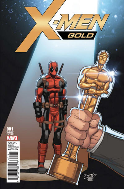 Cover for X-Men: Gold (Marvel, 2017 series) #1 [Incentive Ron Lim 'Deadpool Party' Color Variant]