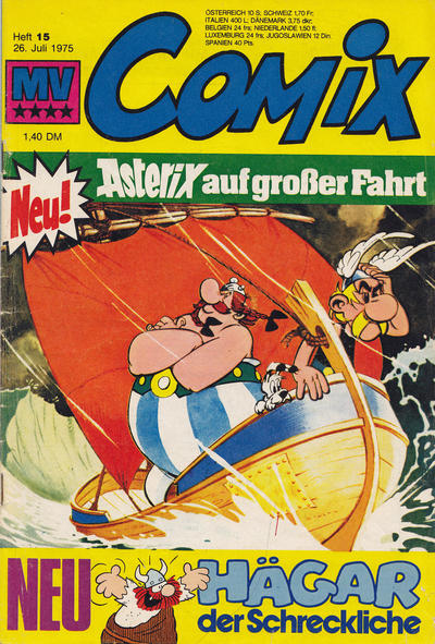 Cover for MV Comix (Egmont Ehapa, 1968 series) #15/1975