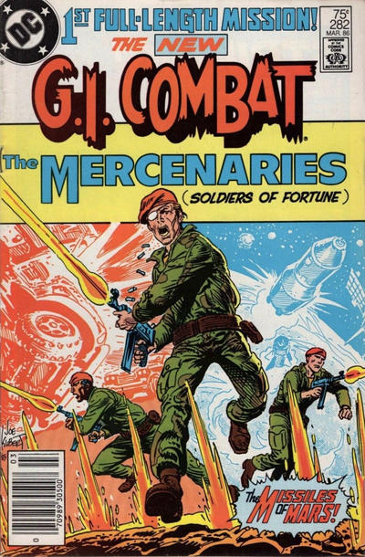 Cover for G.I. Combat (DC, 1957 series) #282 [Newsstand]