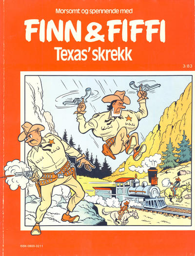 Cover for Finn & Fiffi (Skandinavisk Presse, 1983 series) #3/1983 - Texas' skrekk