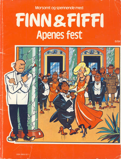 Cover for Finn & Fiffi (Skandinavisk Presse, 1983 series) #8/1984 - Apenes fest