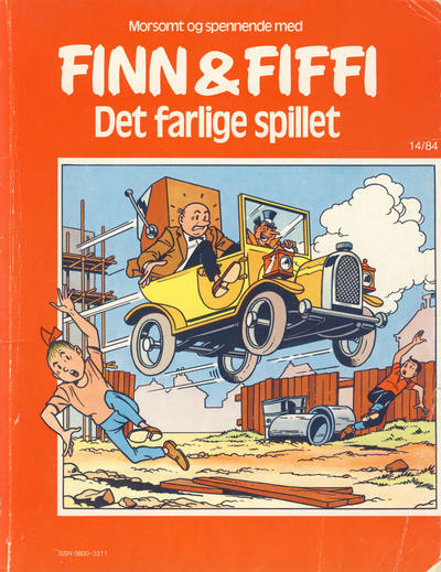 Cover for Finn & Fiffi (Skandinavisk Presse, 1983 series) #14/1984 - Det farlige spillet