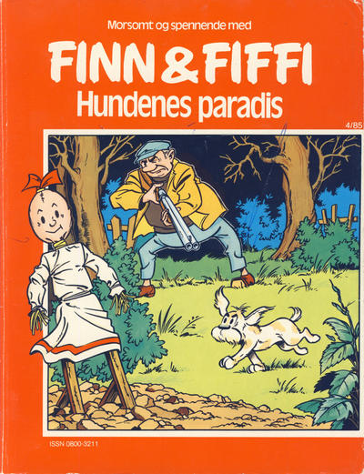 Cover for Finn & Fiffi (Skandinavisk Presse, 1983 series) #4/1985 - Hundenes paradis