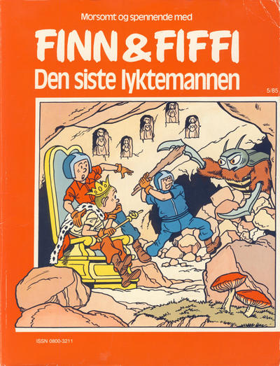 Cover for Finn & Fiffi (Skandinavisk Presse, 1983 series) #5/1985 - Den siste lyktemannen