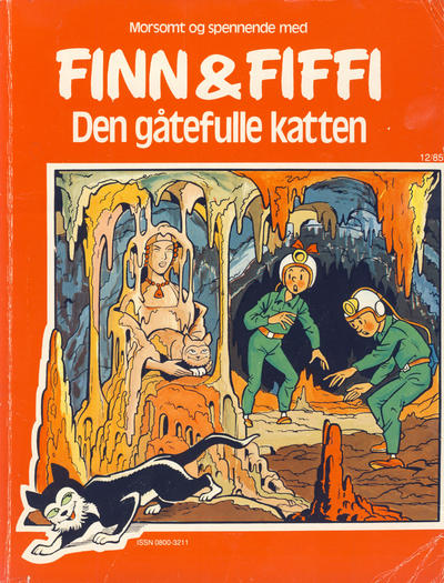 Cover for Finn & Fiffi (Skandinavisk Presse, 1983 series) #12/1985 - Den gåtefulle katten