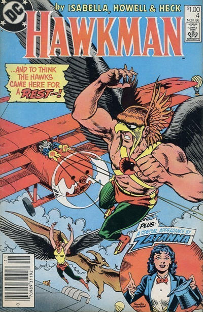 Cover for Hawkman (DC, 1986 series) #4 [Canadian]