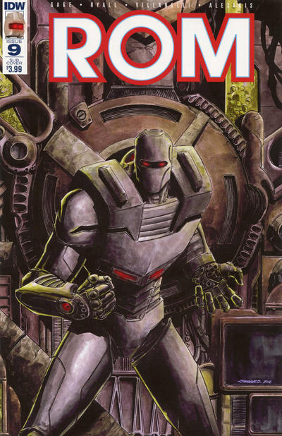 Cover for Rom (IDW, 2016 series) #9 [Subscription Cover B]