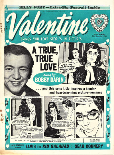 Cover for Valentine (IPC, 1957 series) #22 December 1962