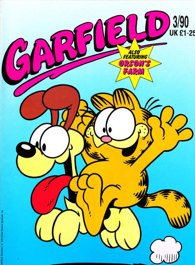 Cover for Garfield (Ravette Books, 1989 series) #3/1990