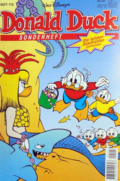 Cover for Die tollsten Geschichten von Donald Duck - Zweitauflage (Egmont Ehapa, 1983 series) #115