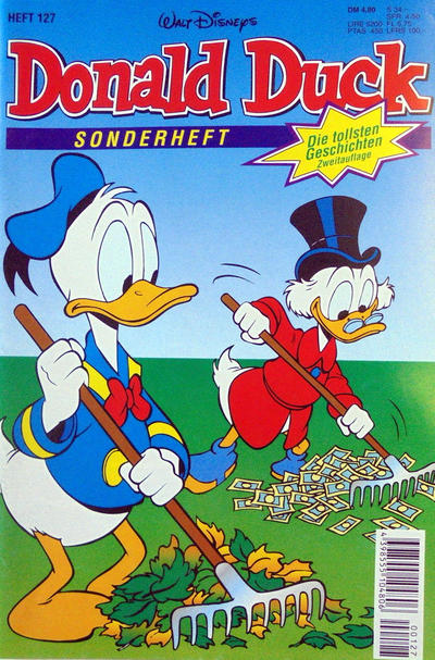 Cover for Die tollsten Geschichten von Donald Duck - Zweitauflage (Egmont Ehapa, 1983 series) #127