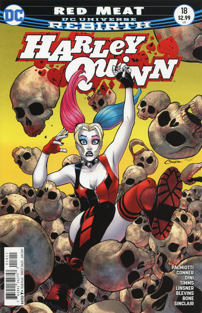 Cover for Harley Quinn (DC, 2016 series) #18 [Amanda Conner Cover]