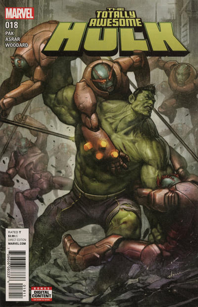 Cover for Totally Awesome Hulk (Marvel, 2016 series) #18