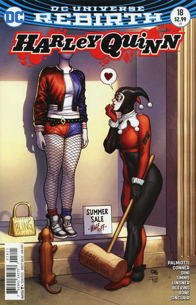 Cover for Harley Quinn (DC, 2016 series) #18 [Frank Cho Cover]